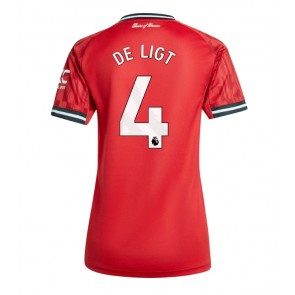 Manchester United Matthijs de Ligt #4 Replika Hemmatröja Damer 2025-26 Kortärmad
